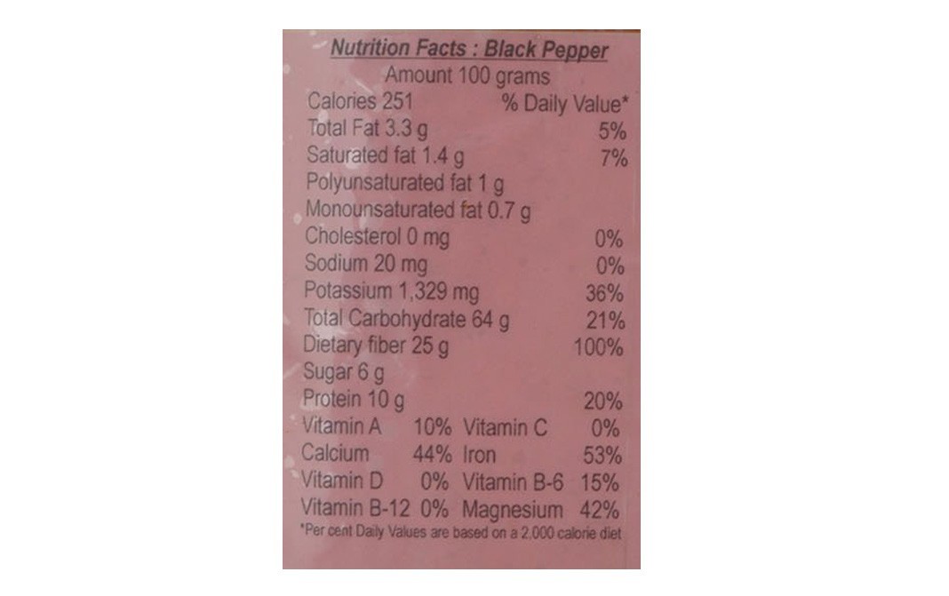 Chataka Black Pepper    Pack  250 grams